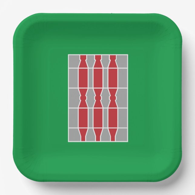 Flag of Umbria (Italy) Paper Plate (Front)