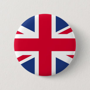 Flag of United Kingdom 6 Cm Round Badge