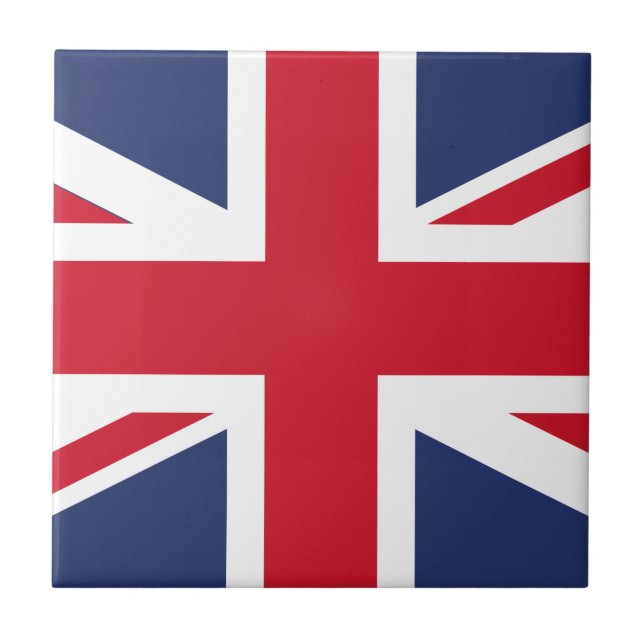Flag of United Kingdom Ceramic Tile (Front)