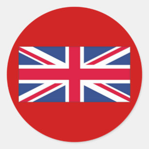 Flag of United Kingdom Classic Round Sticker