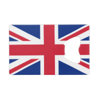Flag of  United Kingdom Credit Card Bottle Opener