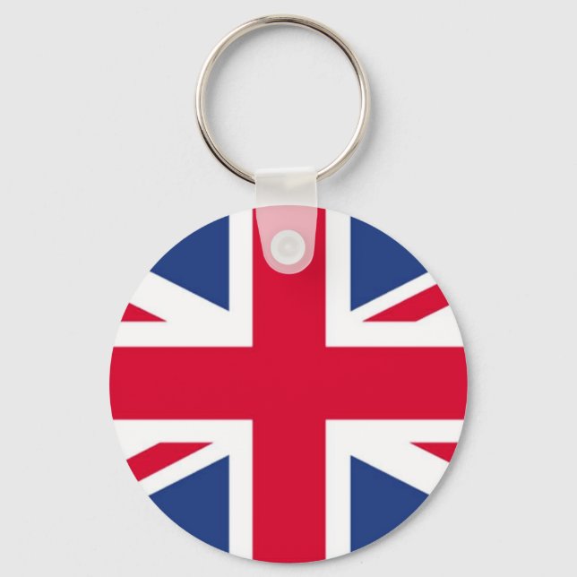 Flag of United Kingdom Key Ring (Front)
