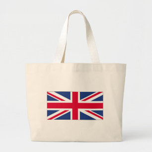 Flag of United Kingdom Large Tote Bag
