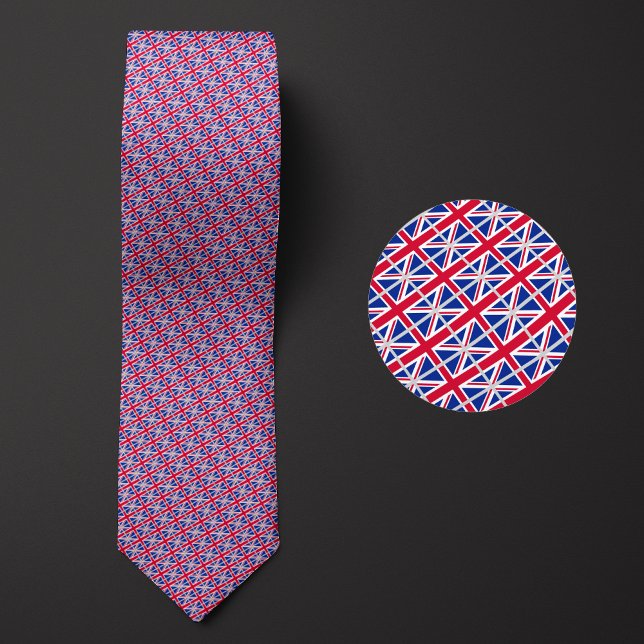 Flag of United Kingdom Pattern Tie (Creator Uploaded)