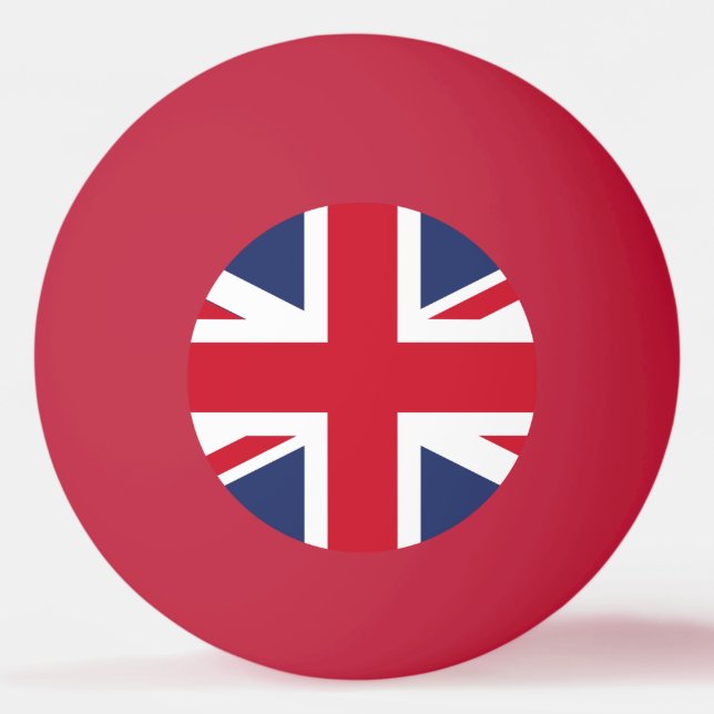 Flag of United Kingdom Ping Pong Ball (Front)
