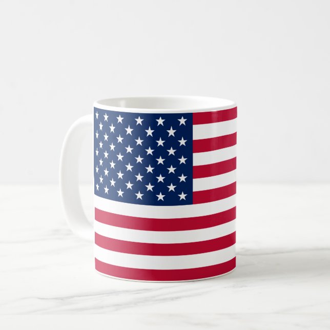 Flag of United States  Coffee Mug (Front Left)