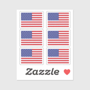 Flag of United States Collection pack of 6