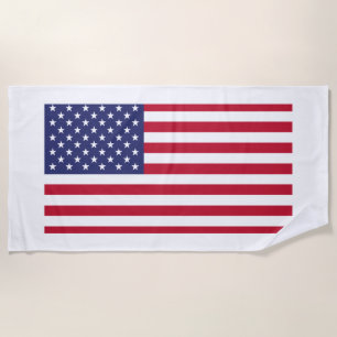 Flag of United States of America Beach Towel