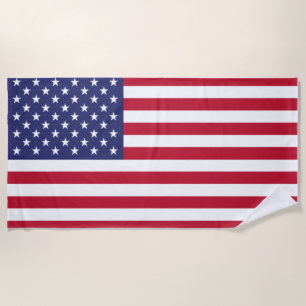 Flag of United States of America Beach Towel