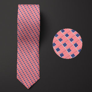 Flag of United States of America Pattern Tie