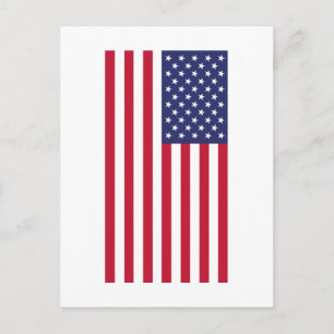 Flag of United States of America Postcard