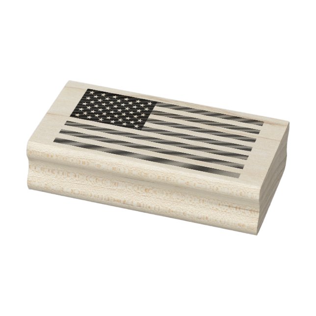 Flag of United States of America Rubber Stamp (Stamp)