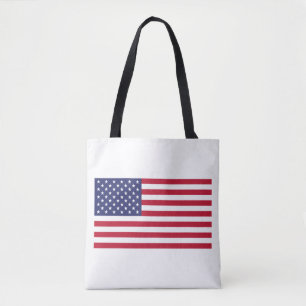 Flag of United States of America Tote Bag