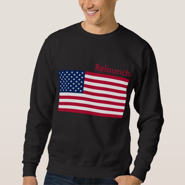 Flag of United States  Sweatshirt (Front)