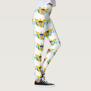 Flag of United States Virgin Islands Leggings