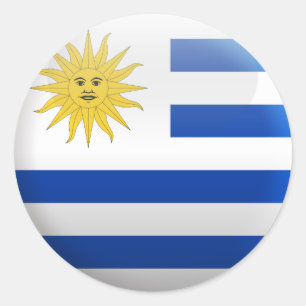 Flag of Uruguay Classic Round Sticker