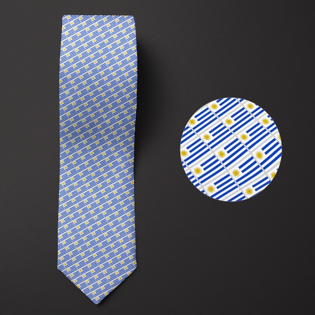 Flag of Uruguay Pattern Tie (Creator Uploaded)