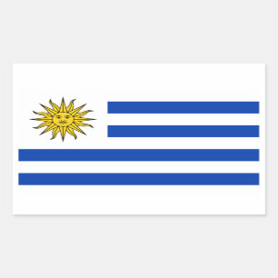 Flag of Uruguay Rectangular Sticker