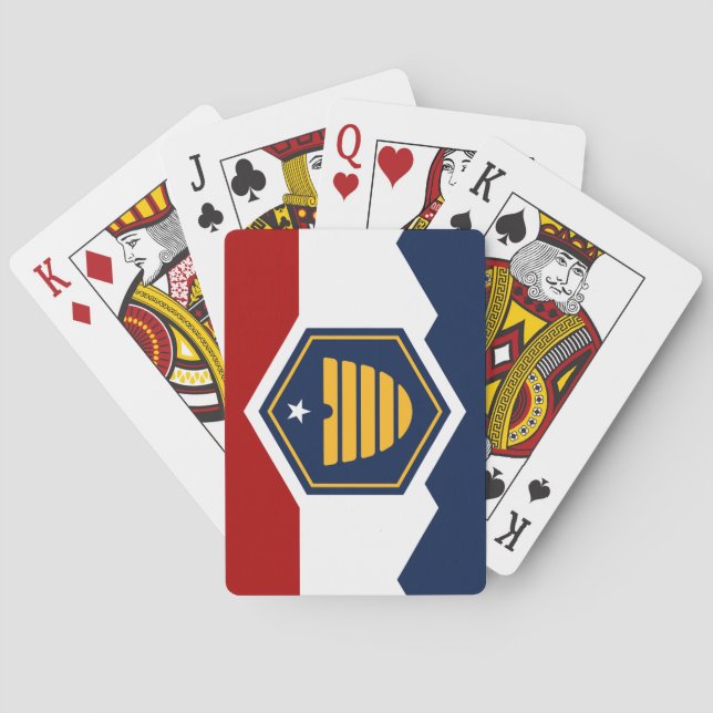 Flag of Utah (Beehive Flag) Playing Cards (Back)