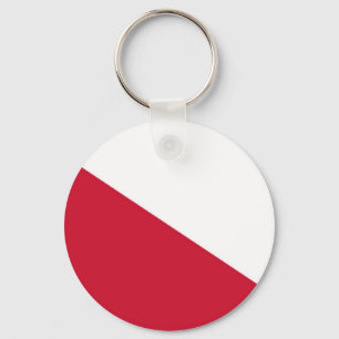 Flag of Utrecht (city) Key Ring