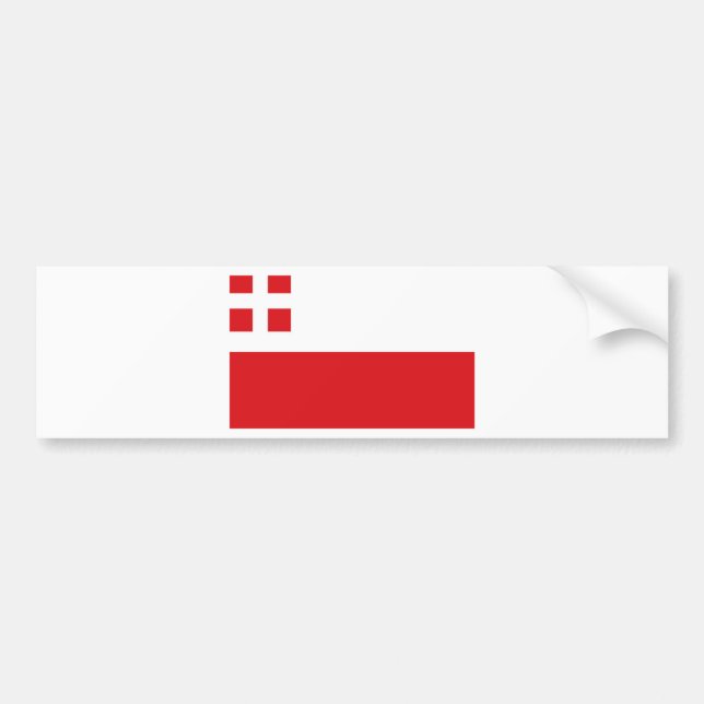 Flag of Utrecht (province) Bumper Sticker (Front)