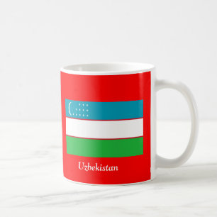 Flag of Uzbekistan Coffee Mug