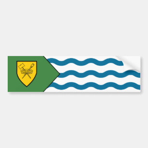 Flag of Vancouver (British Columbia, Canada) Bumper Sticker