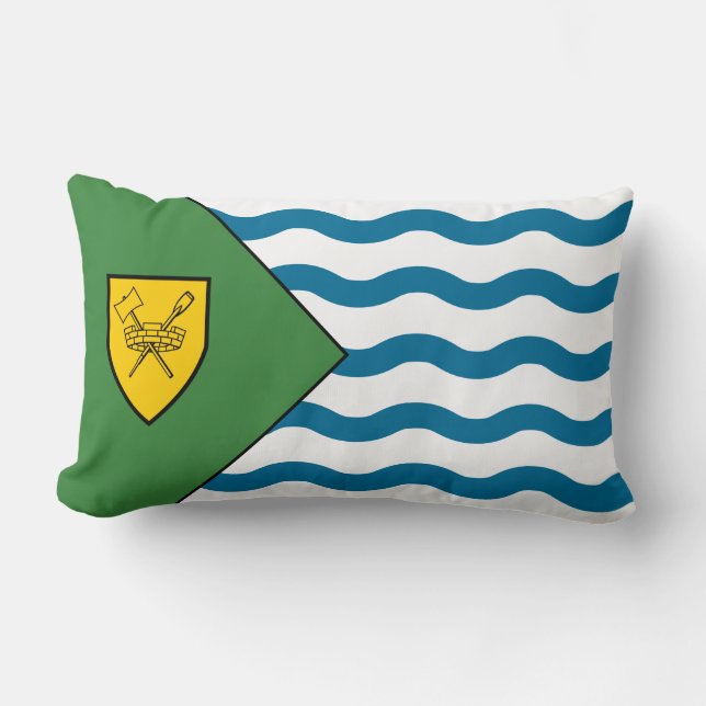 Flag of Vancouver (British Columbia, Canada) Lumbar Cushion (Front)