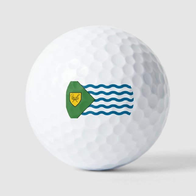 Flag of Vancouver, British Columbia  Golf Balls (Front)