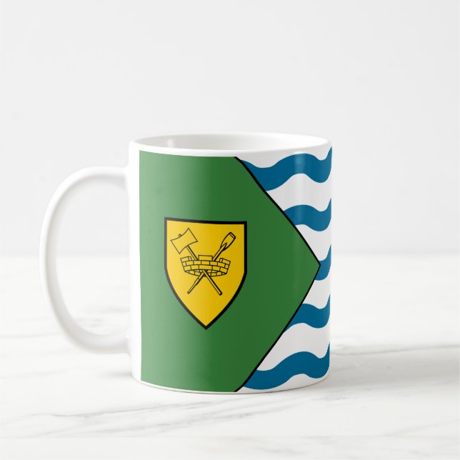 Flag of Vancouver - Canada Coffee Mug (Left)