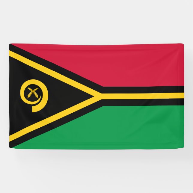 Flag of Vanuatu Banner (Horizontal)