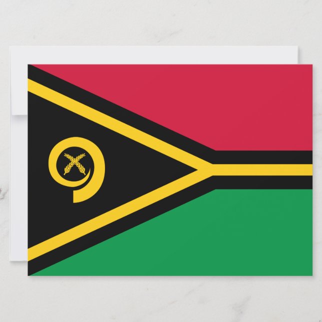 Flag of Vanuatu Card (Front)