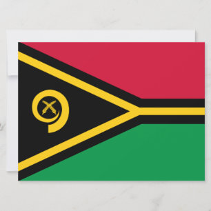 Flag of Vanuatu Card