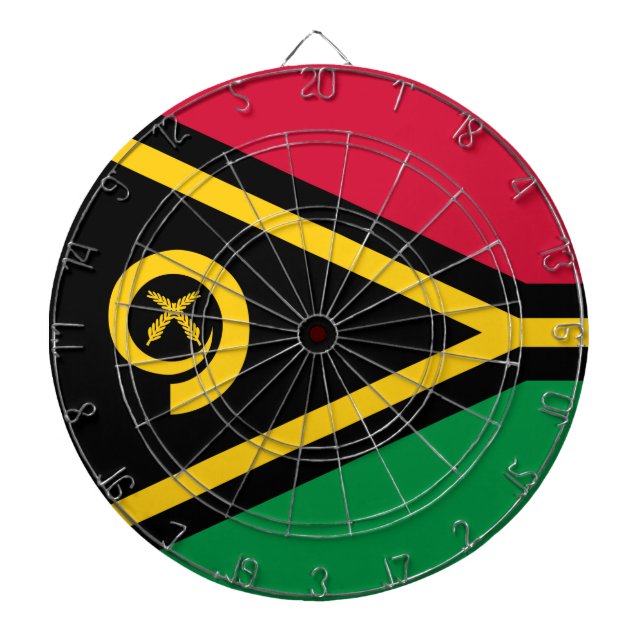 Flag of Vanuatu Dartboard (Front)