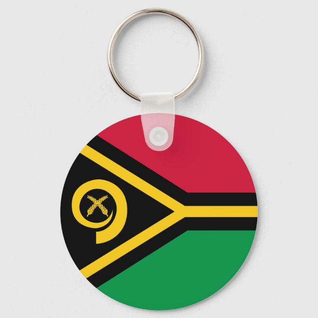 Flag of Vanuatu Key Ring (Front)