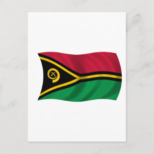 Flag of Vanuatu Postcard