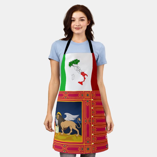 Flag of Veneto (Italy) Apron (Worn)
