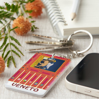 Flag of Veneto (Italy) Key Ring
