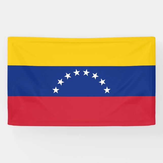 Flag of Venezuela Banner (Horizontal)