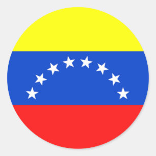 Flag of Venezuela Classic Round Sticker