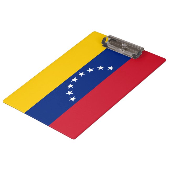 Flag of Venezuela Clipboard (Angled)