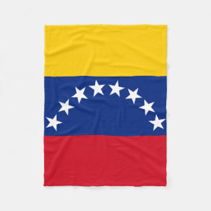 Flag of Venezuela Fleece Blanket