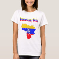 Flag of Venezuela tricolor typography