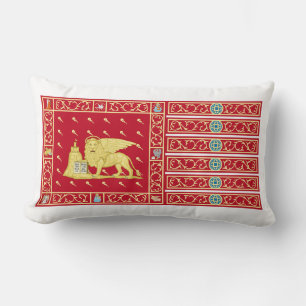Flag of Venice, Italy (Venezia, Veneto, Italia) Lumbar Cushion
