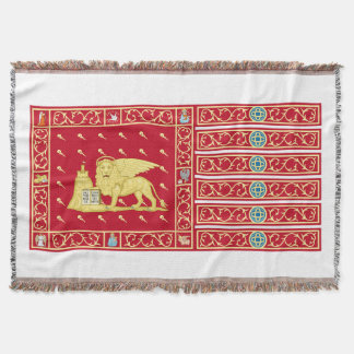 Flag of Venice, Italy (Venezia, Veneto, Italia) Throw Blanket