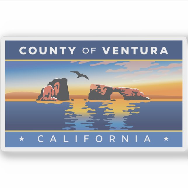 Flag of Ventura County, California  (Front)