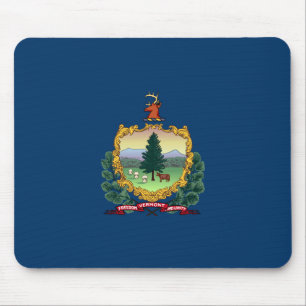 Flag of Vermont (US State) Mouse Pad