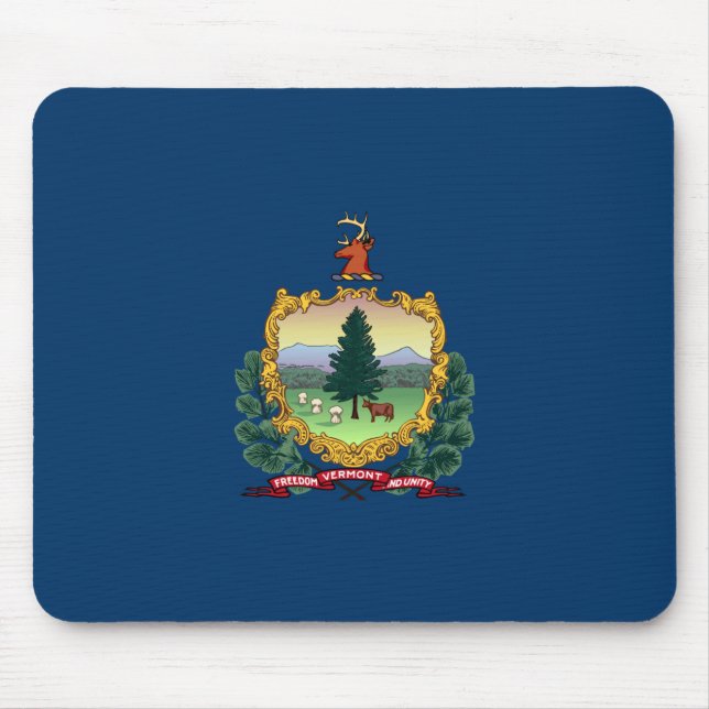 Flag of Vermont (US State) Mouse Pad (Front)