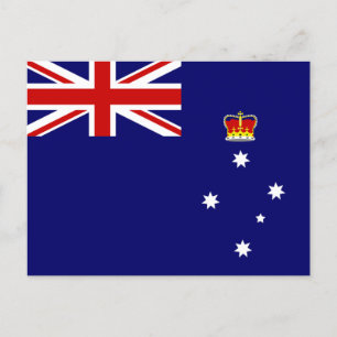 Flag of Victoria, Australia Postcard