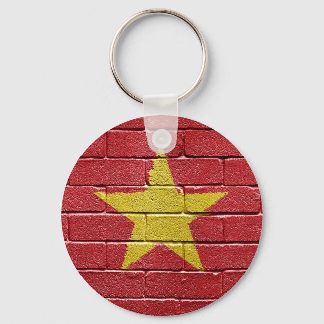 Flag of Vietnam Key Ring (Front)